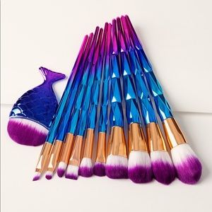 🔥FINAL SALE🔥 11 pcs duo-fiber makeup brush set